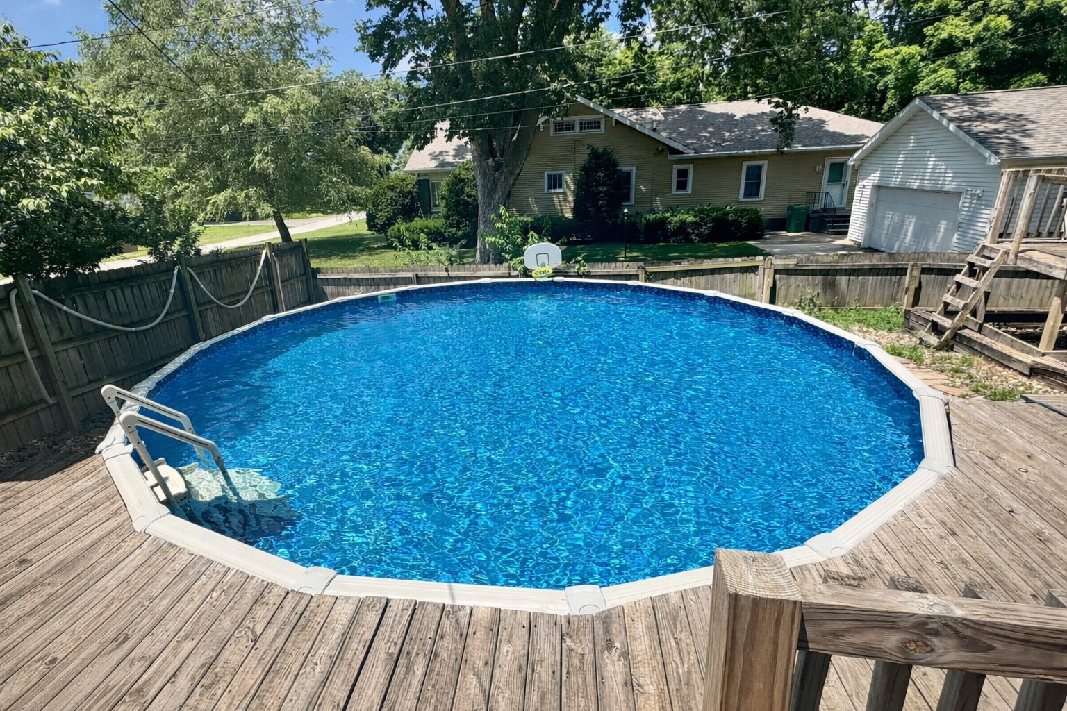 615 North Mulberry Street Clinton, IL 61727 - Photo 40 of 40 a view of a swimming pool with a patio