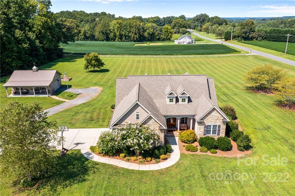 356 Greenhill Road Mocksville, NC 27028 - Photo 17 of 46 an aerial view of a house with big yard