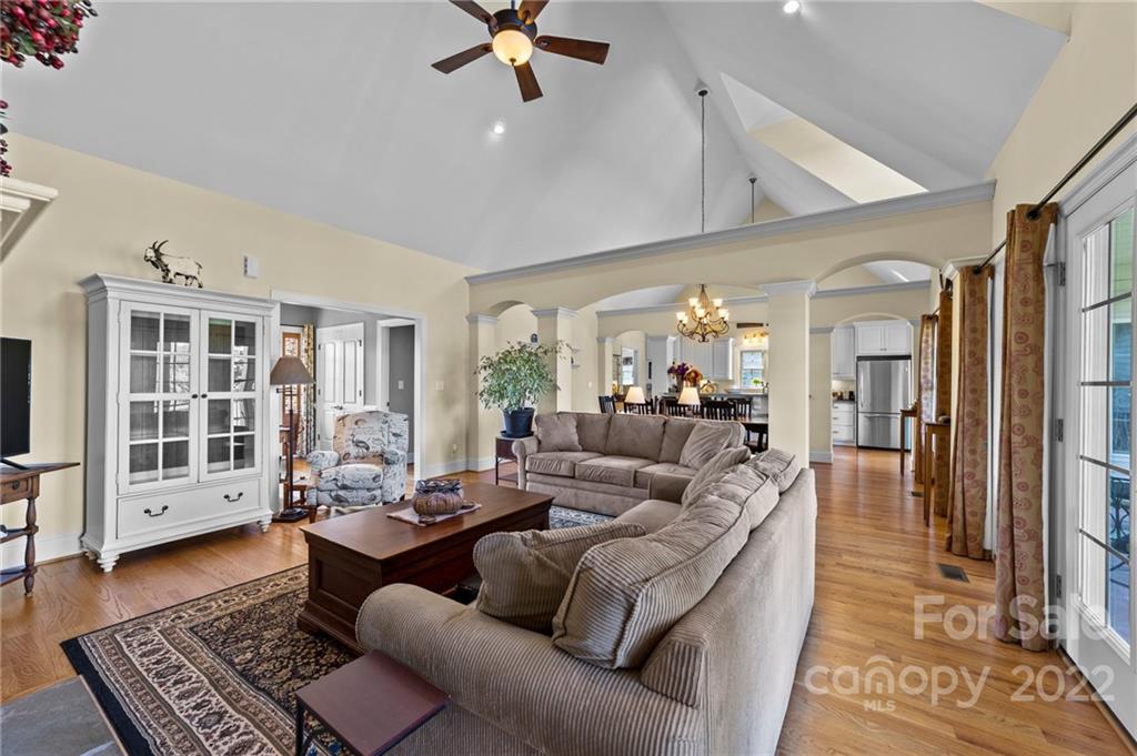 356 Greenhill Road Mocksville, NC 27028 - Photo 29 of 46 a living room with furniture and wooden floor