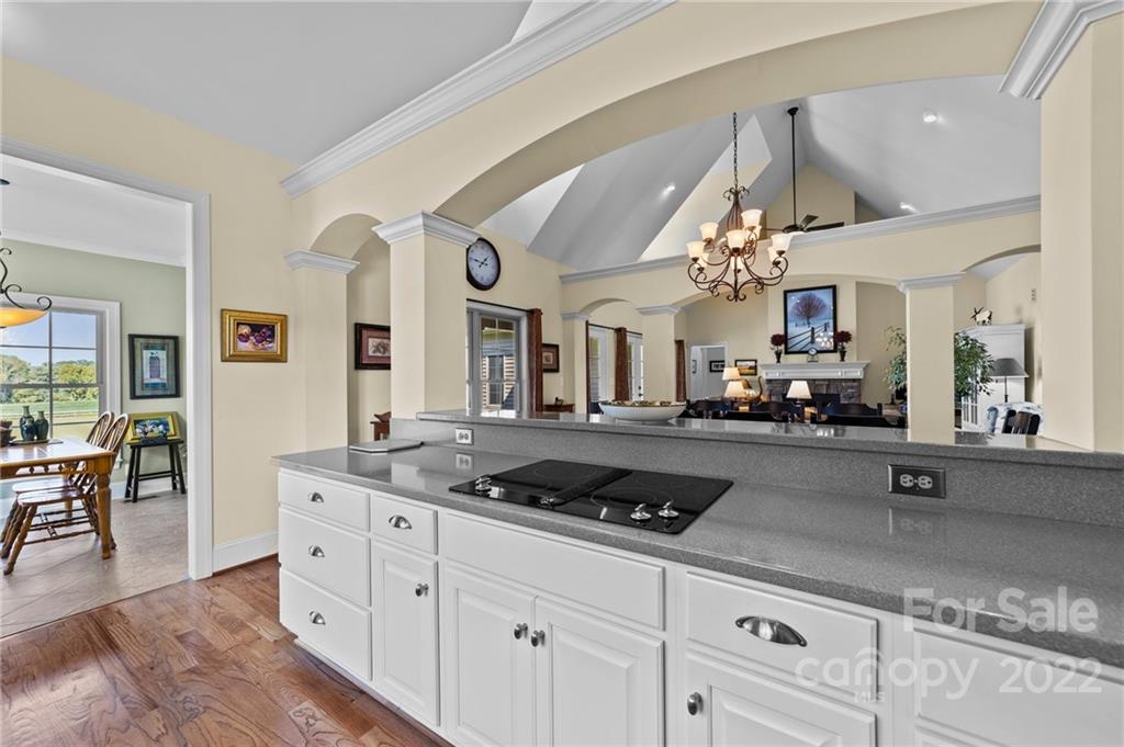 356 Greenhill Road Mocksville, NC 27028 - Photo 36 of 46 a kitchen with stainless steel appliances granite countertop a sink and cabinets
