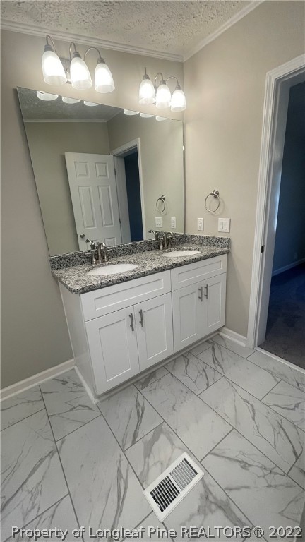 7050 Faircloth Bridge Road Stedman, NC 28391 - Photo 10 of 21 a bathroom with a granite countertop sink and a mirror
