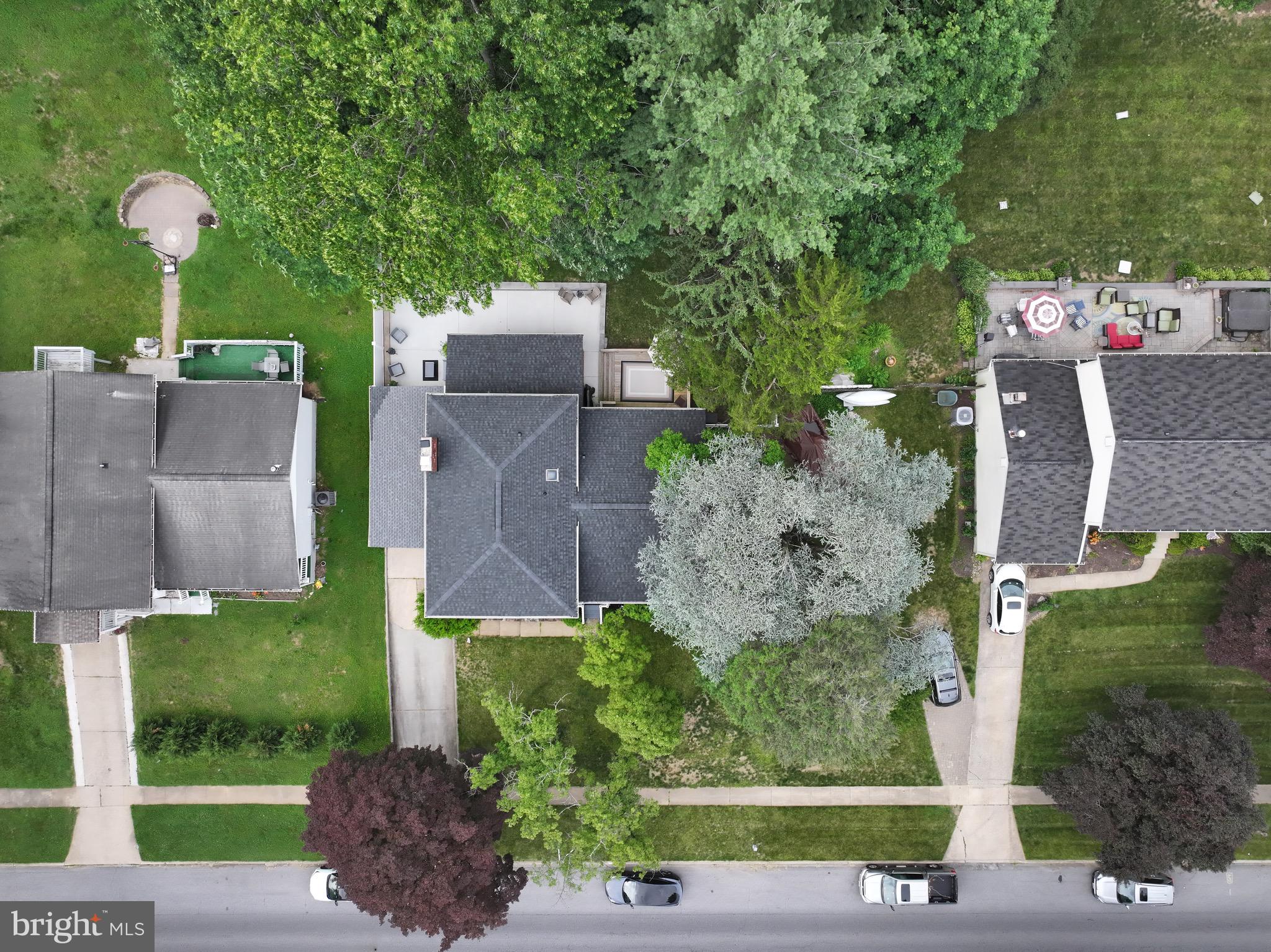 238 East Timonium Road Lutherville-Timonium, MD 21093 - Photo 6 of 40 an aerial view of a house with yard swimming pool and outdoor seating