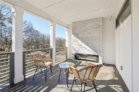 a view of outdoor space and deck