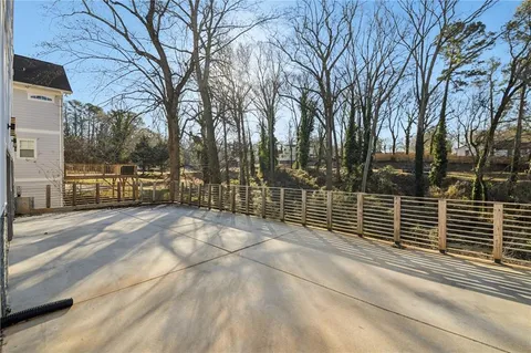 a front view of a building with a front door