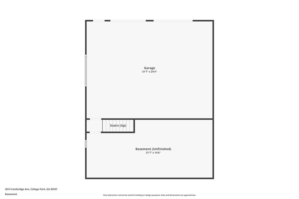 2014 Cambridge Avenue Atlanta, GA 30337 - Photo 34 of 34 a picture of a floor plan