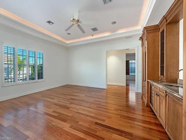 a view of a workspace with bookshelf
