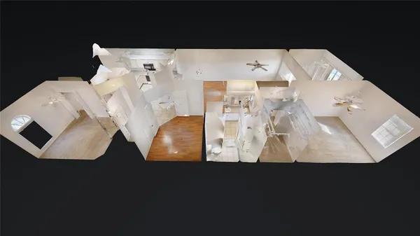 a bathroom with a double vanity sink a mirror and a bathtub