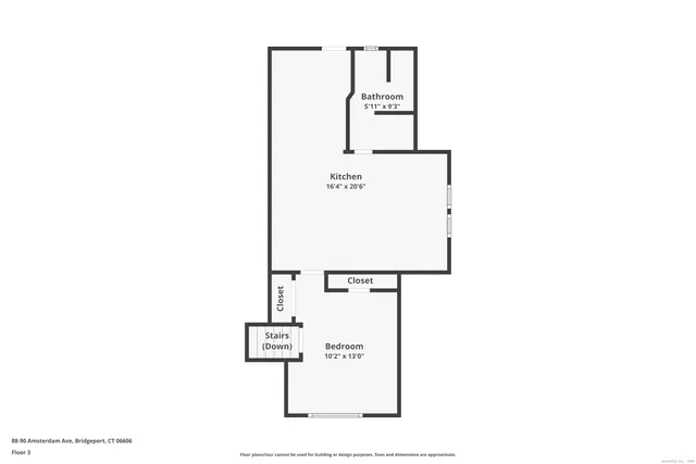 $1,600 | 90 Amsterdam Avenue, Unit 2, Bridgeport, CT 06606