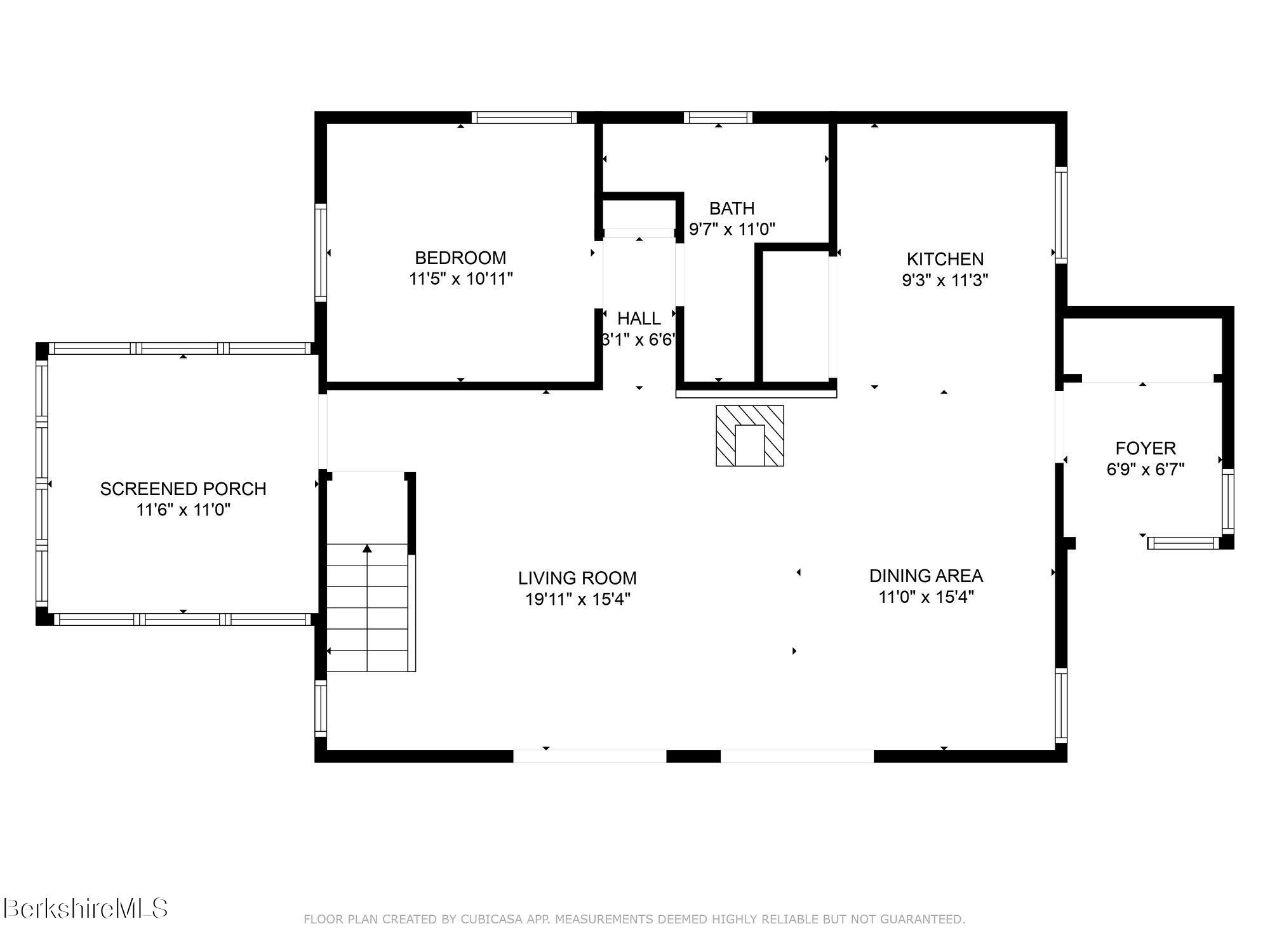 841 Moberg Road Becket, MA 01223 - Photo 17 of 18 First Floor Plan