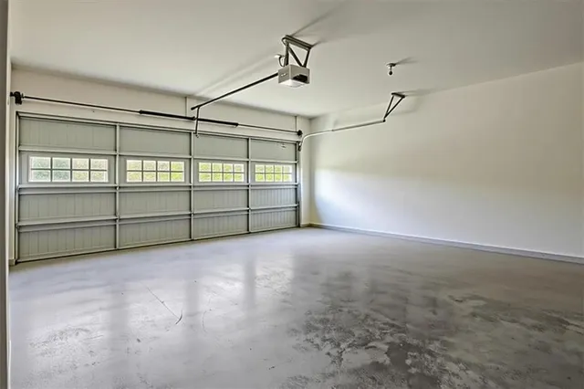 a view of a room with an empty space