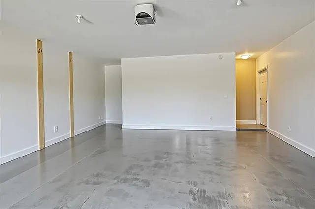 a view of an empty room