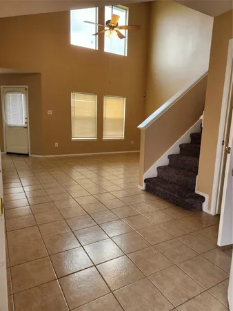 a view of an entryway with staircase