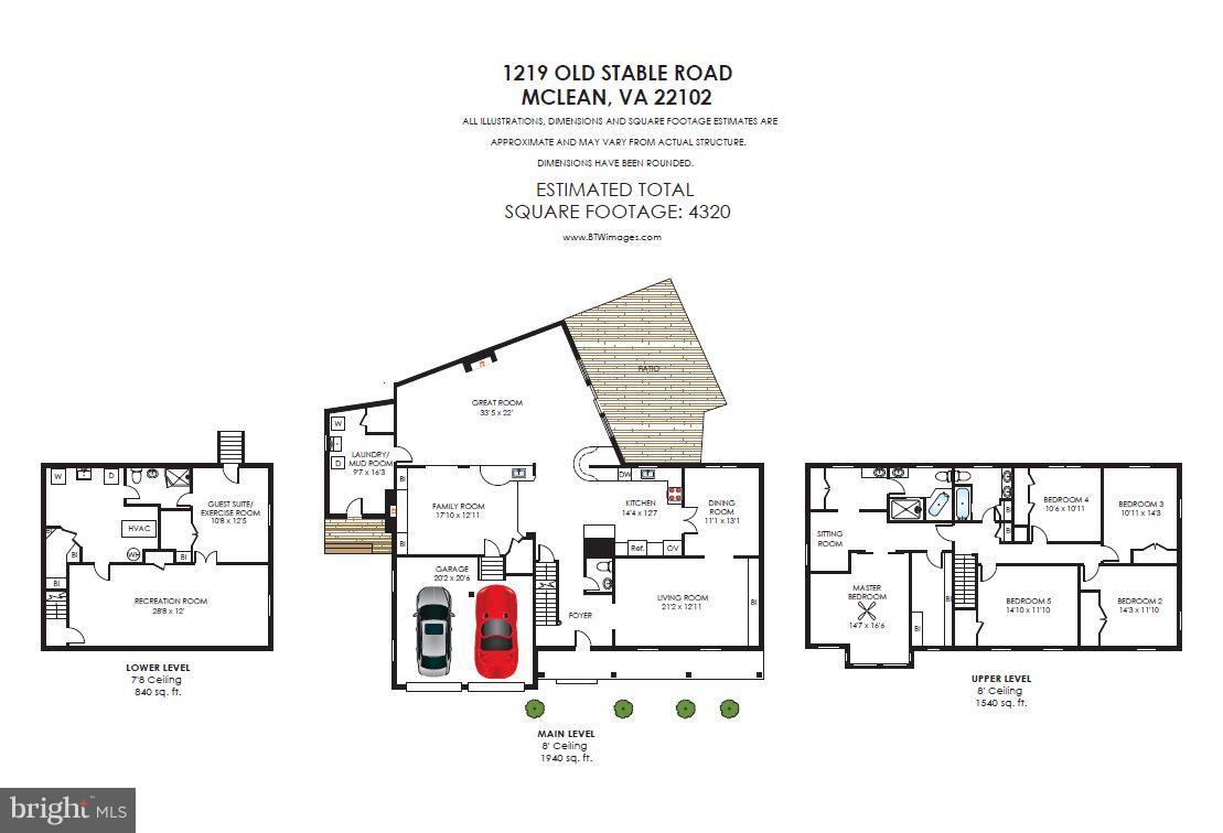 1219 Old Stable Road McLean, VA 22102 - Photo 29 of 29 Floor Plan