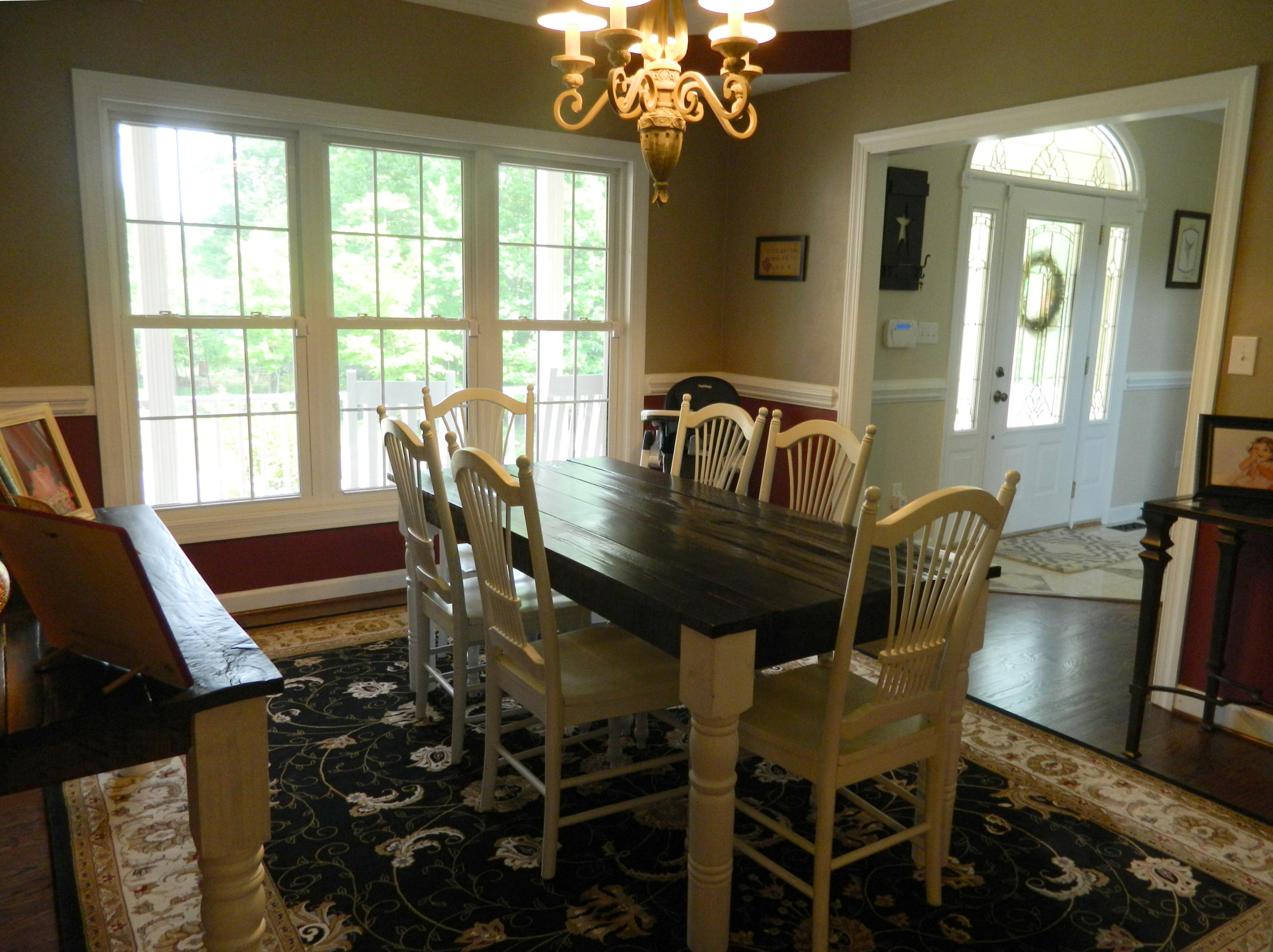75 Cobblestone Drive Blue Ridge, VA 24064 - Photo 11 of 60 a view of a dining room with furniture and a chandelier