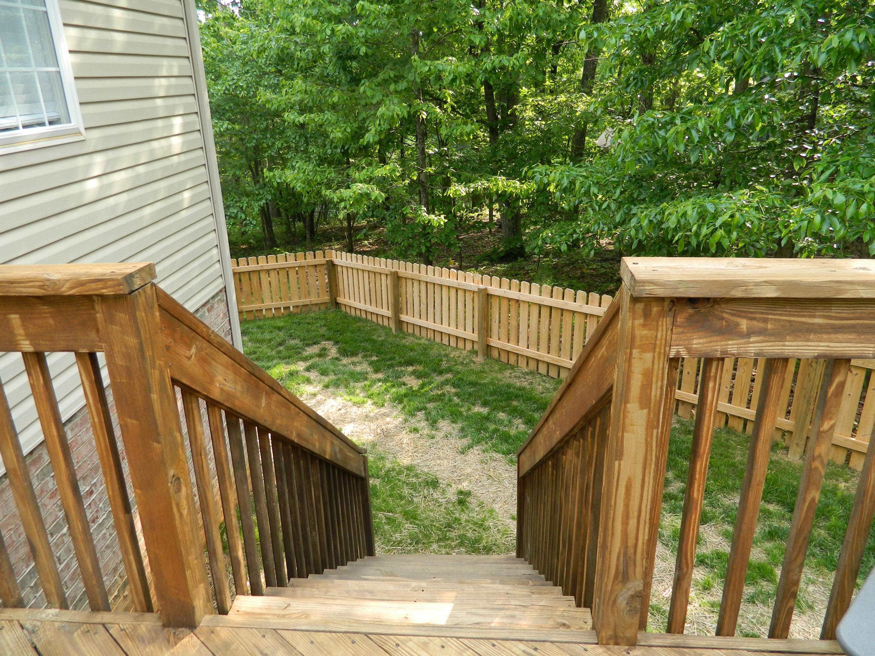 75 Cobblestone Drive Blue Ridge, VA 24064 - Photo 47 of 60 a balcony view with two trees in front of it