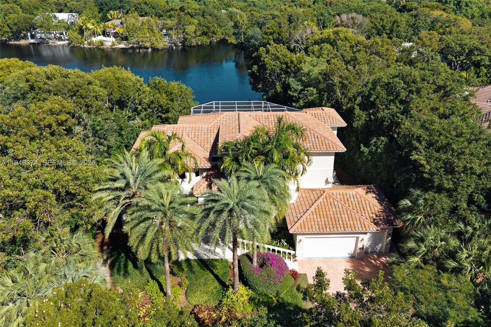 205 South Harbor Drive Key Largo, FL 33037 - Photo 43 of 50 an aerial view of residential house with outdoor space and lake view