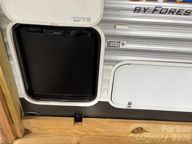 a close view of closet