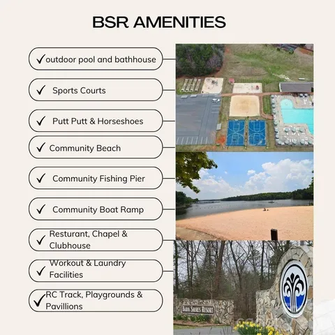 a view of a swimming pool with outdoor seating