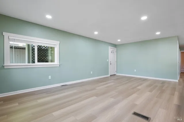 a view of empty room