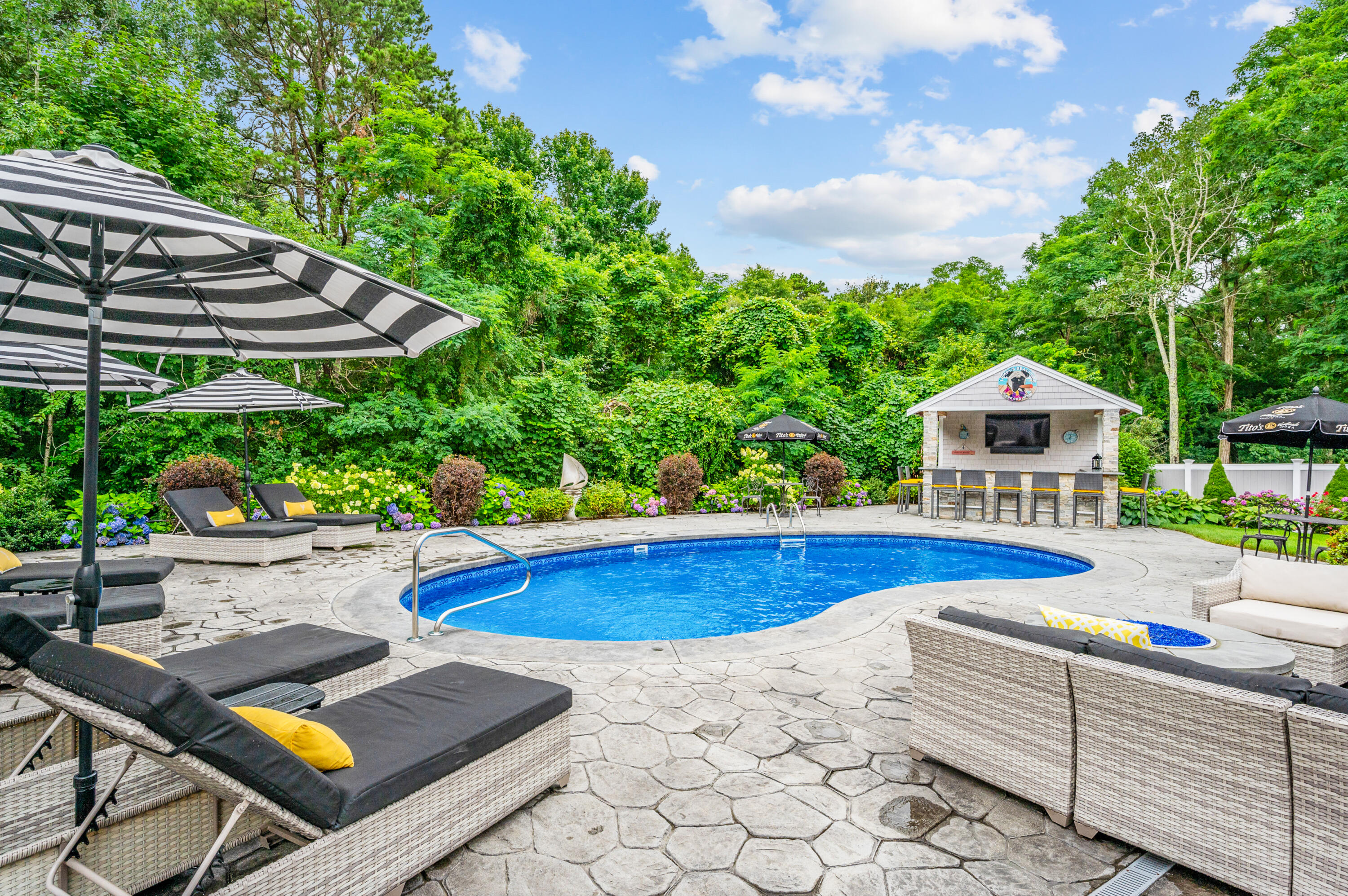 4 Cowslip Path East Sandwich, MA 02537 - Photo 45 of 54 Salt water pool & Cabana Bar