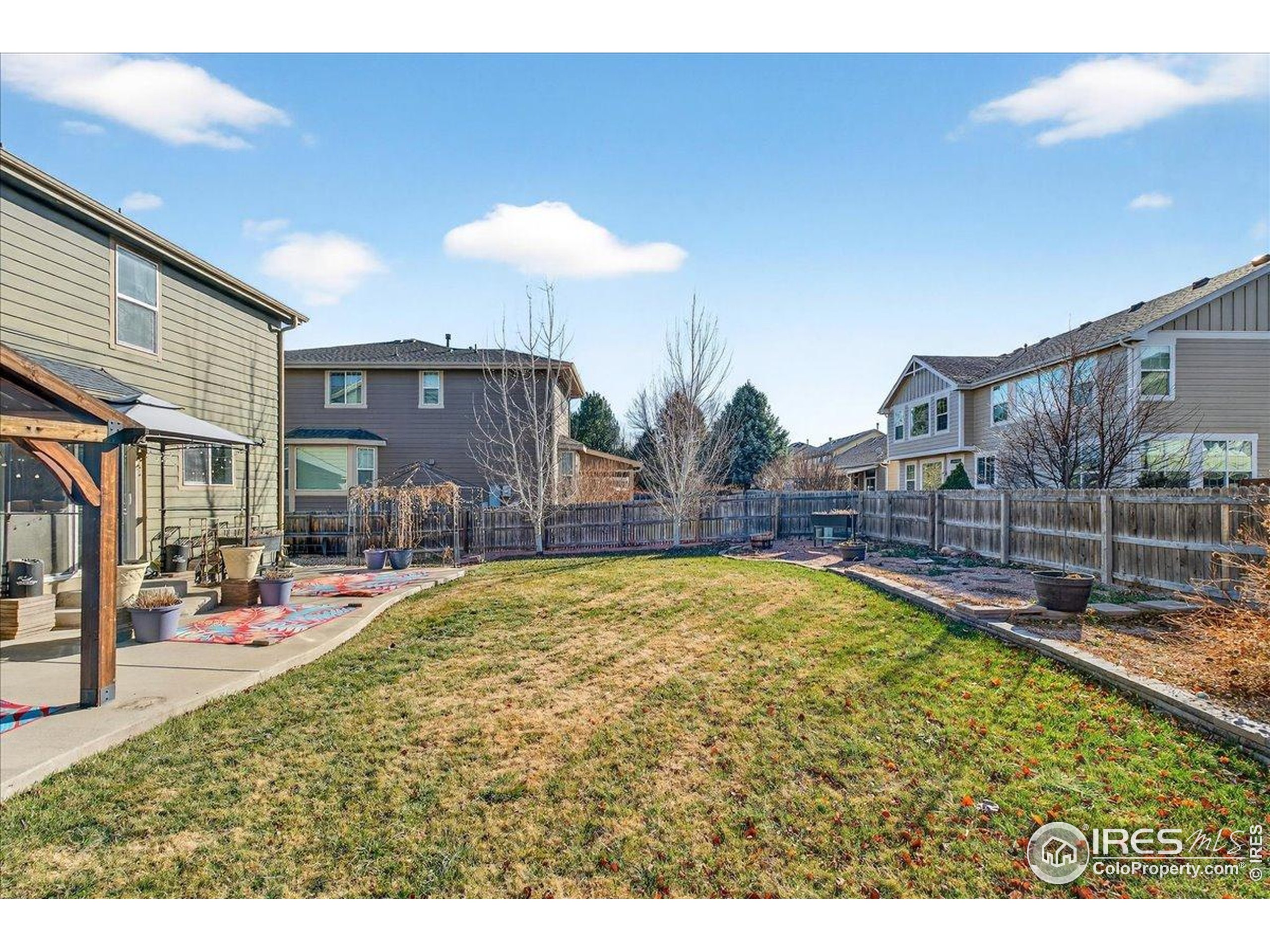 210 Saxony Road Johnstown, CO 80534 - Photo 14 of 28 a swimming pool with outdoor seating and yard