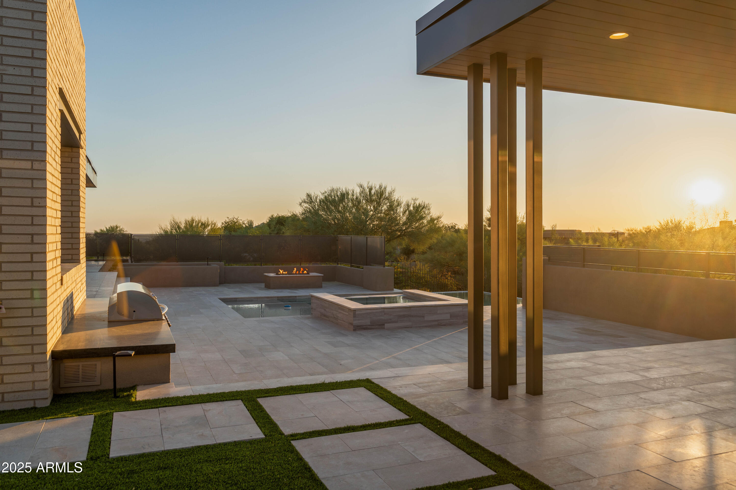 9775 East Hidden Valley Road Scottsdale, AZ 85262 - Photo 43 of 70 Sunset patio