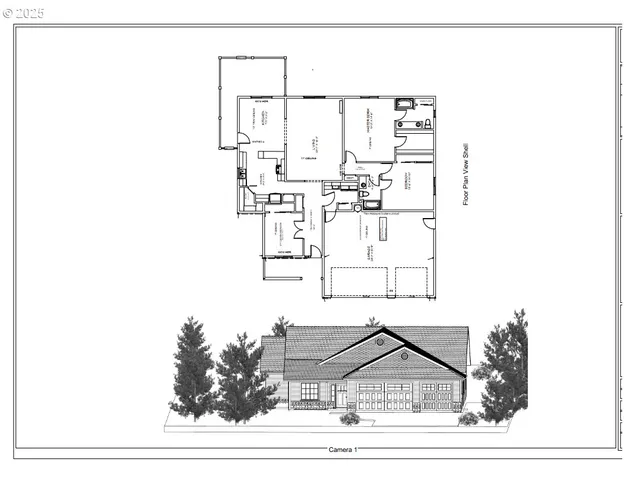 a picture of a bench in front of a gate