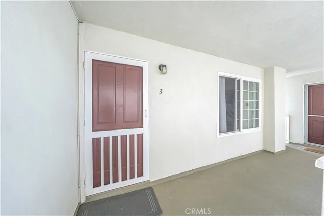 a view of a closet area