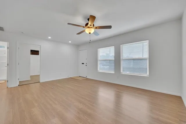 wooden floor in an empty room