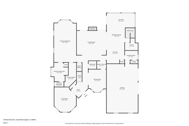 $1,130,000 | 2 Wood Oaks Drive, South Barrington, IL 60010