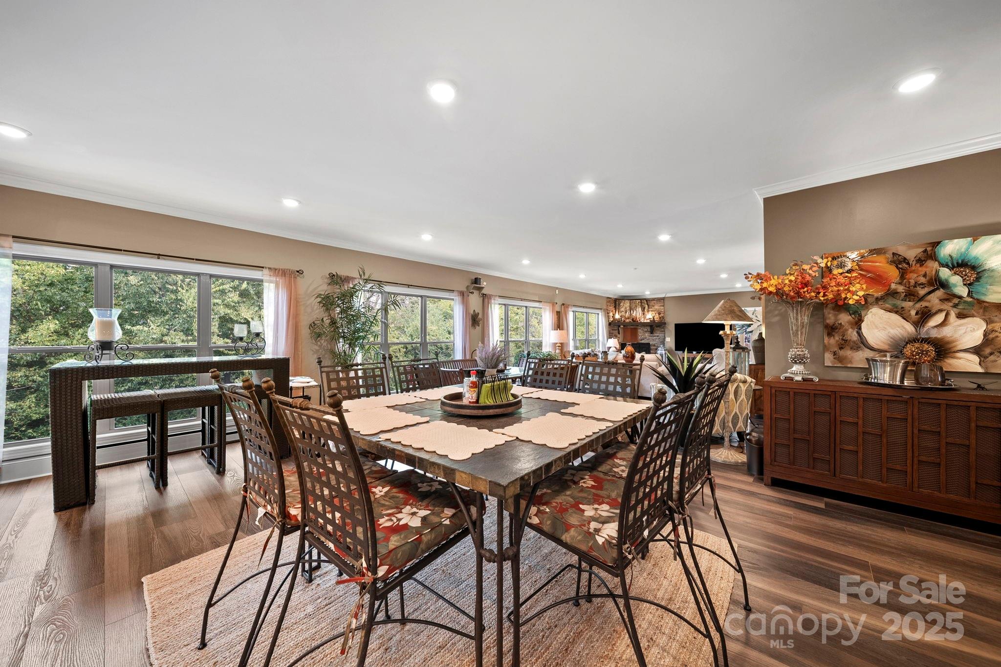 5702 Army Road Marshville, NC 28103 - Photo 21 of 48 a view of a dining room with furniture window and outside view