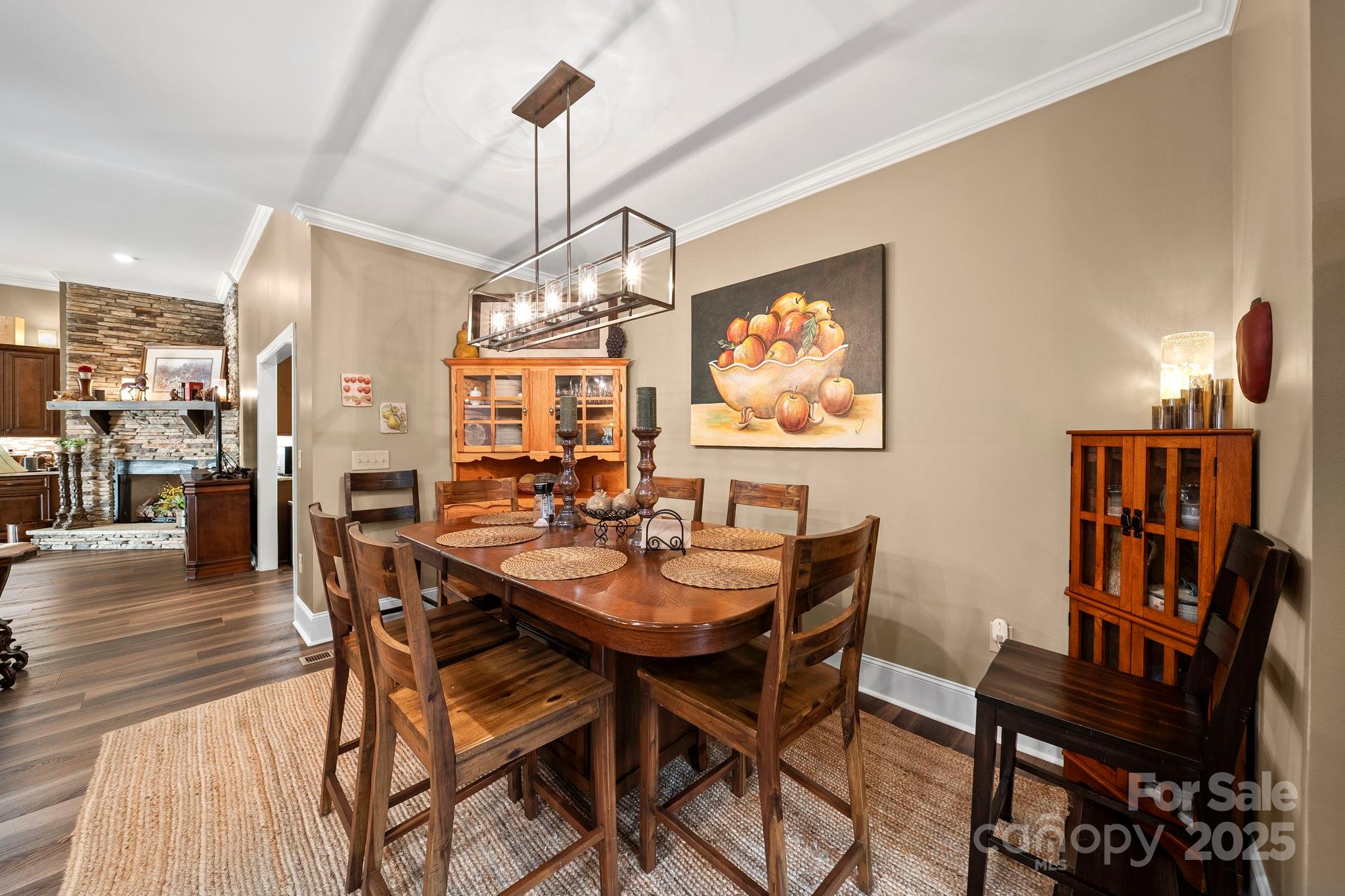 5702 Army Road Marshville, NC 28103 - Photo 33 of 48 a view of a dining room with furniture and wooden floor
