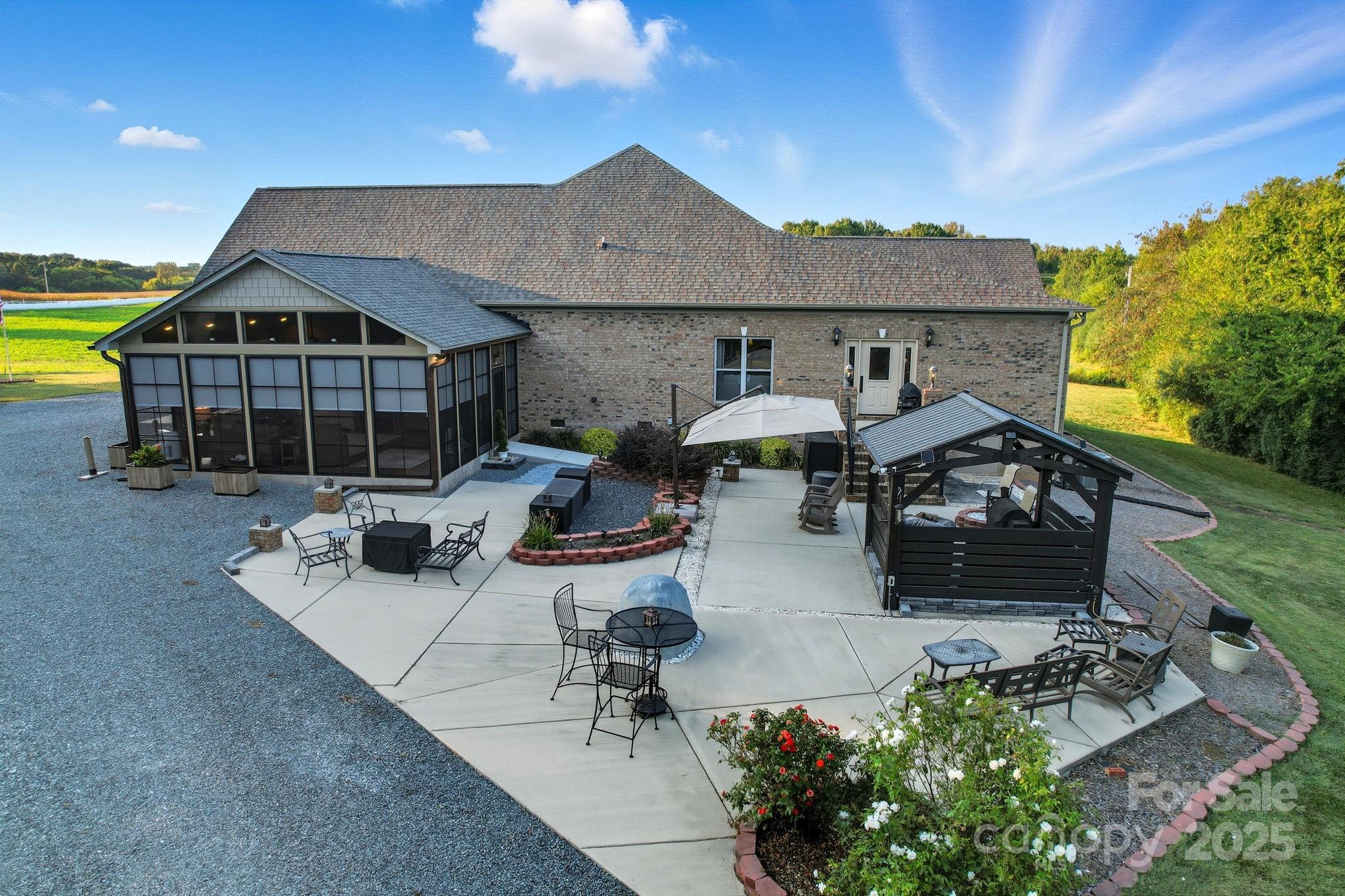 5702 Army Road Marshville, NC 28103 - Photo 38 of 48 a front view of a house with patio