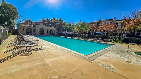 a view of street with sitting area