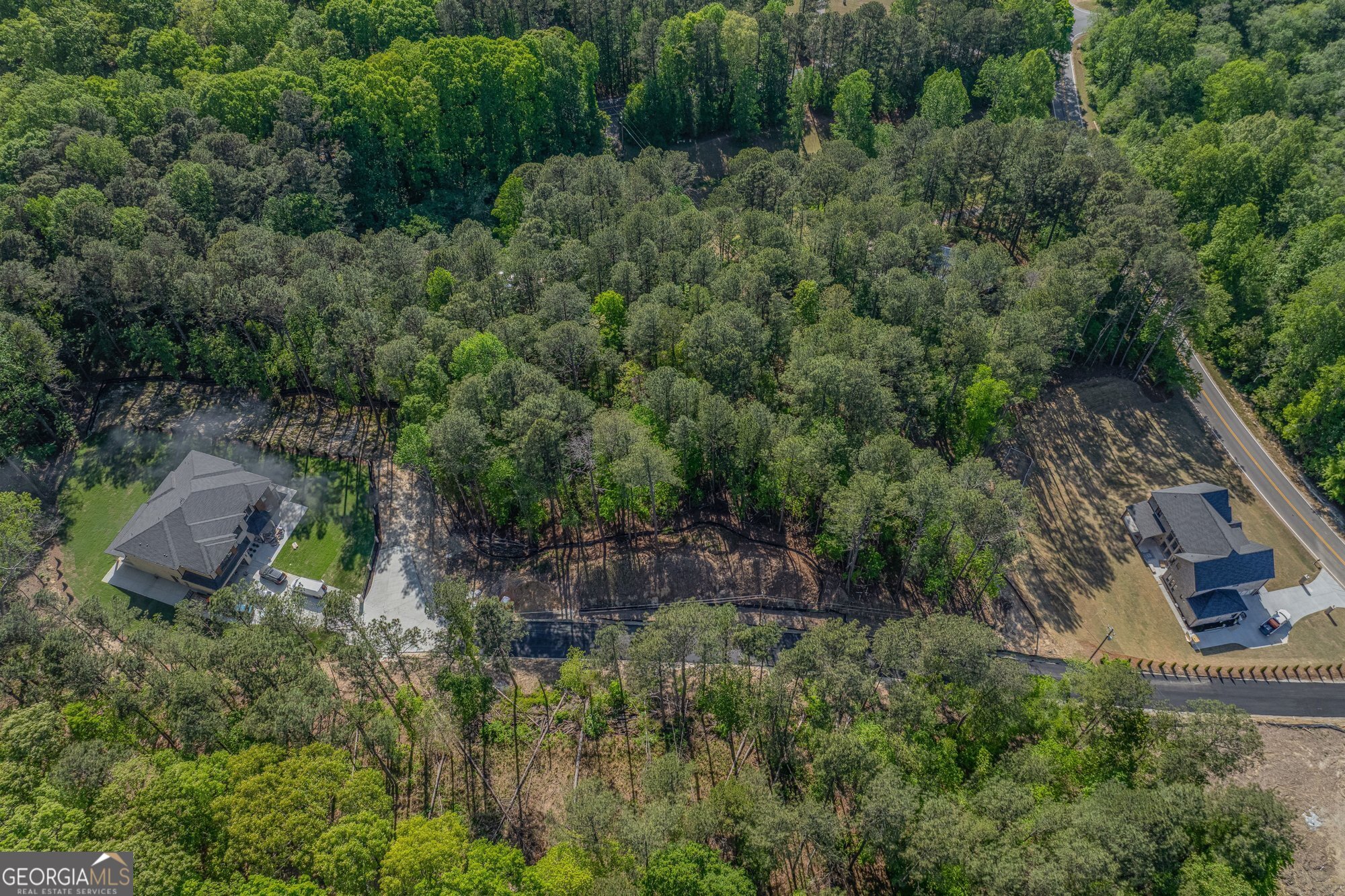 1559 Whitley Road Dacula, GA 30019 - Photo 4 of 33 an aerial view of a house with a yard