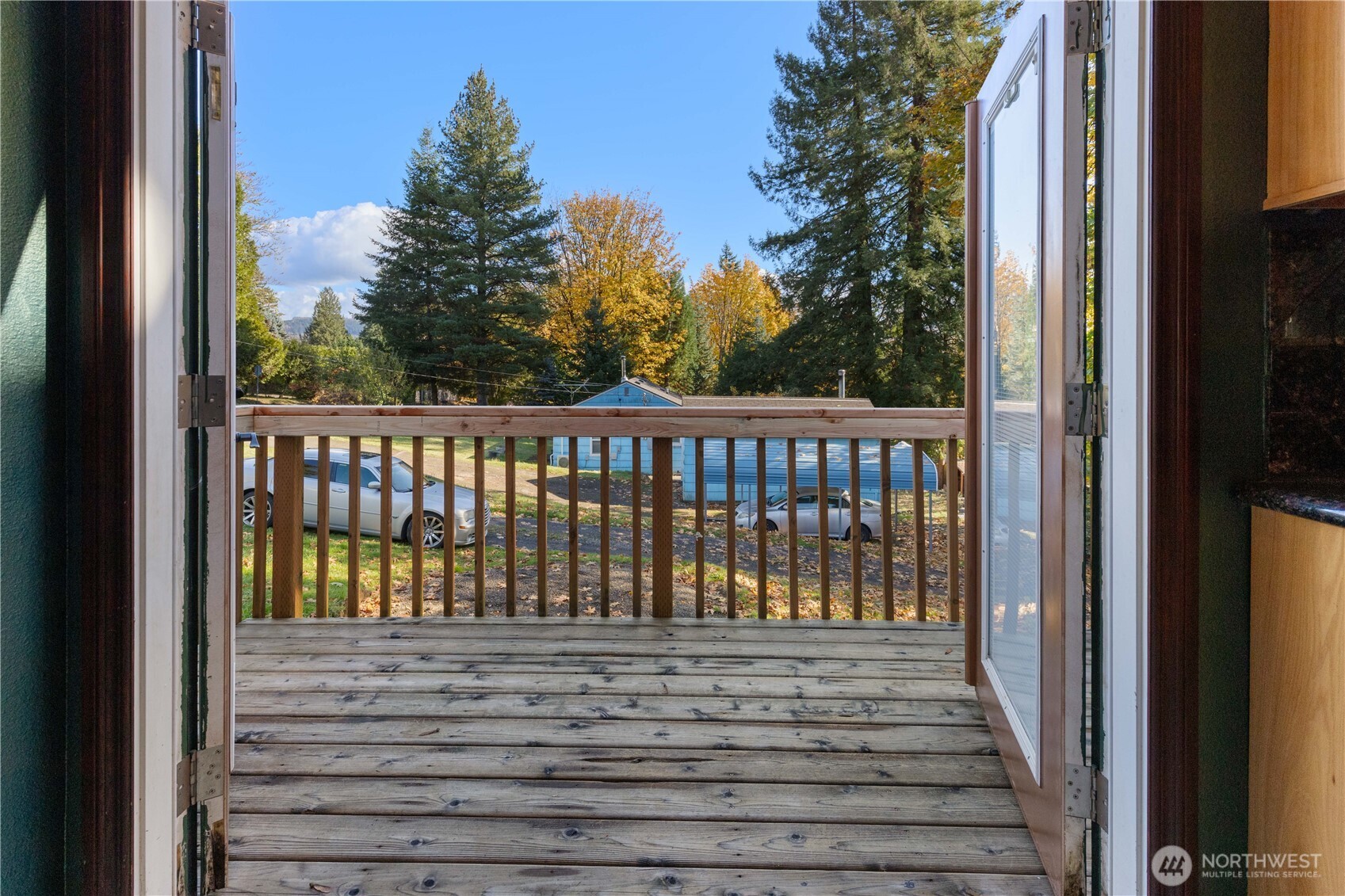 312 Nevada Drive Longview, WA 98632 - Photo 8 of 27 a view of wooden balcony