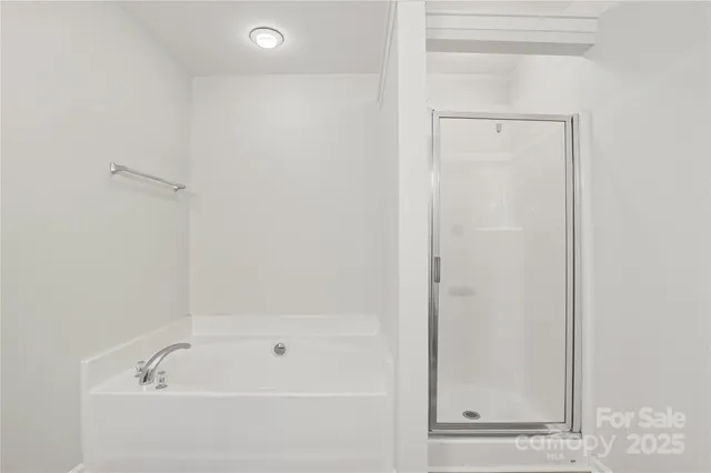 a bathroom with a tub