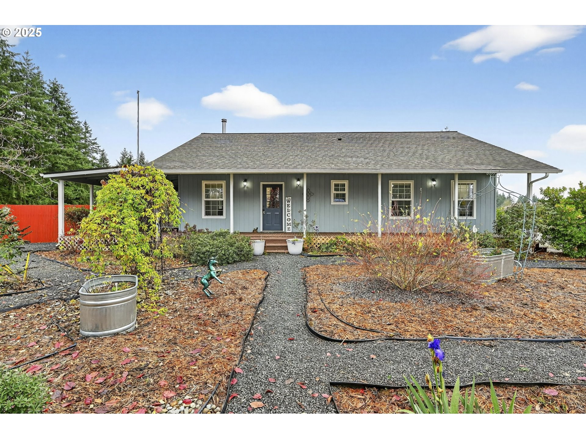 416 Coulson Road Chehalis, WA 98532 - Photo 19 of 46 a view of a house with backyard and sitting area