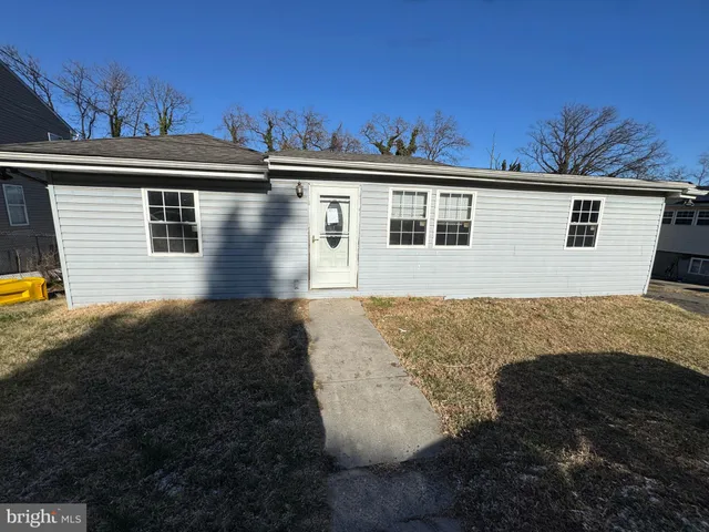 a view of a house with a patio