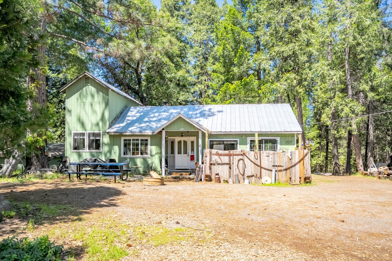 6420 Starkes Grade Road Pollock Pines, CA 95726 - Photo 17 of 58 a front view of a house with a yard