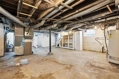 a view of a backyard with a garden