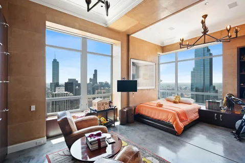 a city view with lot of high rise buildings