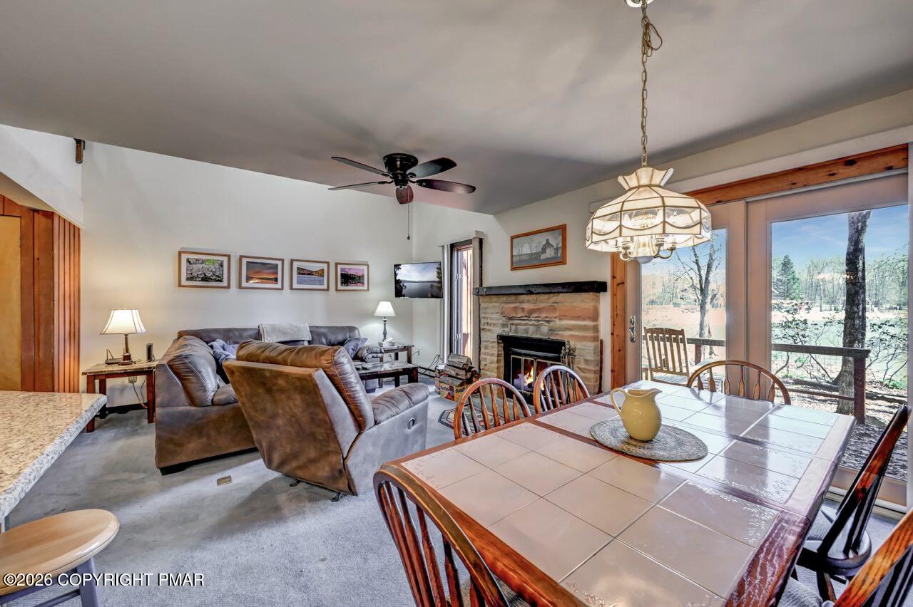 81 Ruffed Grouse Court Lake Harmony, PA 18624 - Photo 13 of 45 Dining room/livingroom