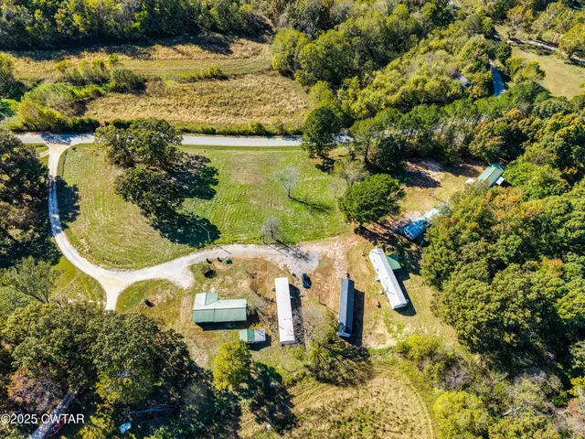a view of a lake with houses