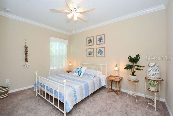 4212 Expedition Way Osprey, FL 34229 - Photo 19 of 28 a bedroom with a bed table chair and a window
