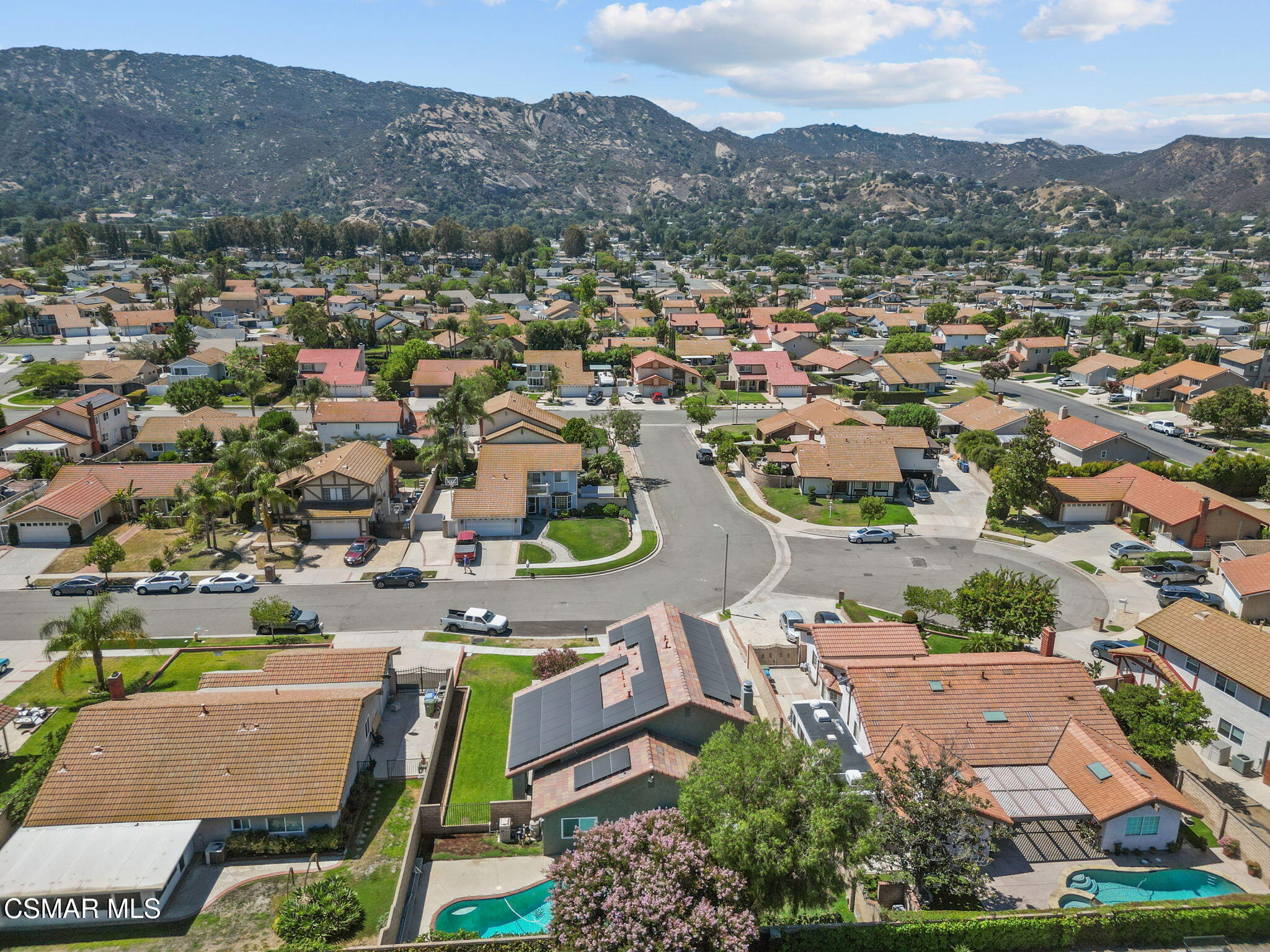 6435 Hazel Circle Simi Valley, CA 93063 - Photo 5 of 55 an aerial view of residential houses with outdoor space