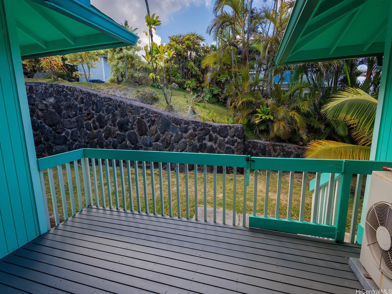 51-450 Kekio Road Kaaawa, HI 96730 - Photo 14 of 25 a view of a balcony with plants