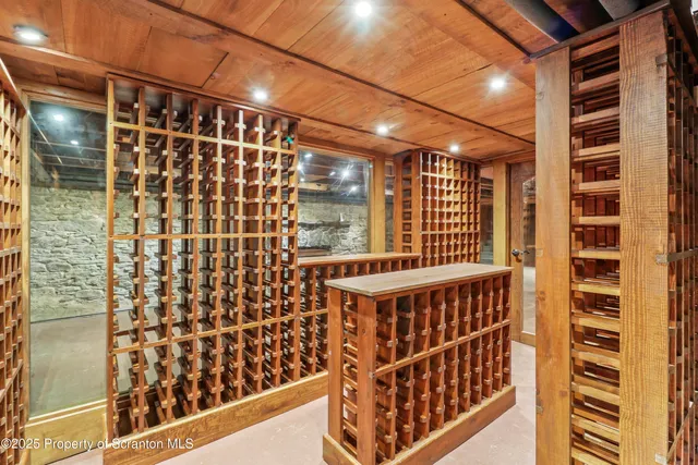 a view of a volley ball court