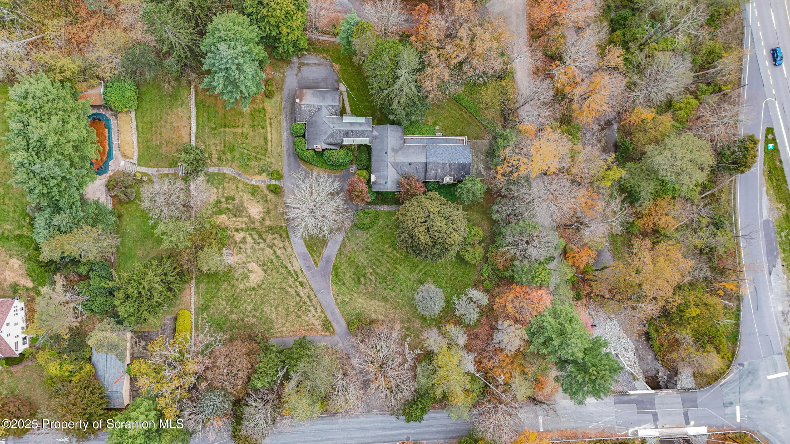 28 Church Hill Road Dalton, PA 18414 - Photo 51 of 63 aerial view of a house with a yard