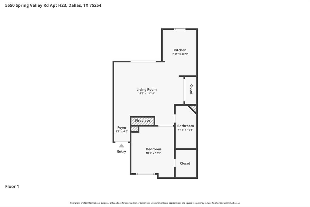 5550 Spring Valley Road, Unit H23 Dallas, TX 75254 - Photo 12 of 14 Gallery Image 12